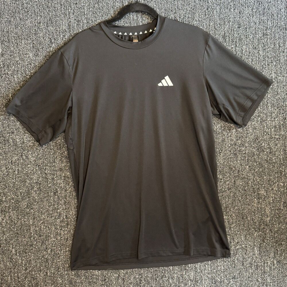 adidas Aeroready Black T-Shirt Men’s Sz Medium Athletic Gym Activewear Tee